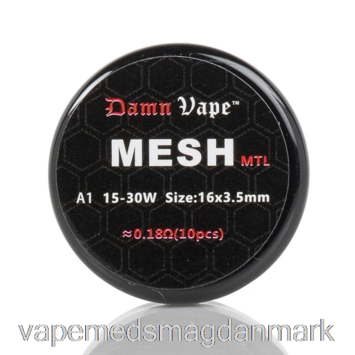 Engangs Vape Danmark Damn Vape Intense Mesh Mtl Erstatningsspole 0,18ohm Ka1 Mesh Mtl Coil